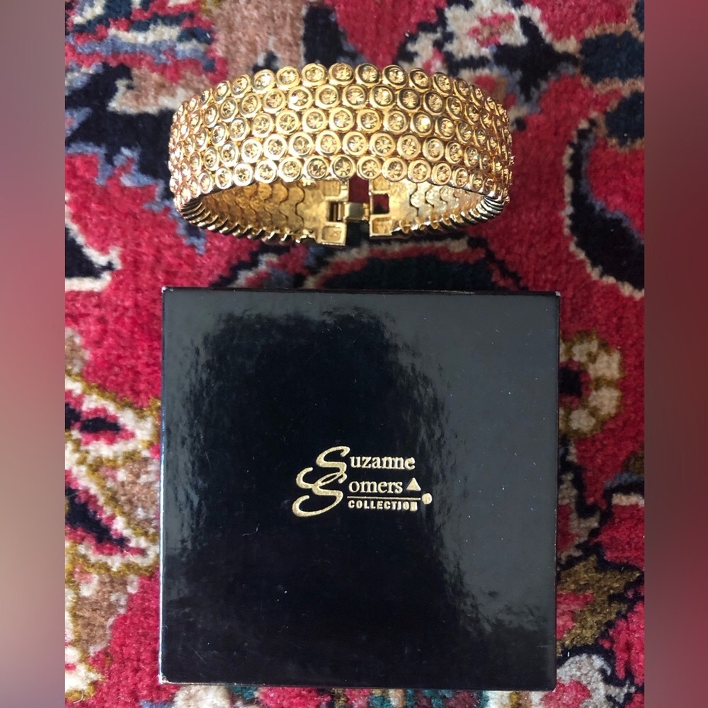 Suzanne Somers Collection Pave Bracelet, RARE with original box.